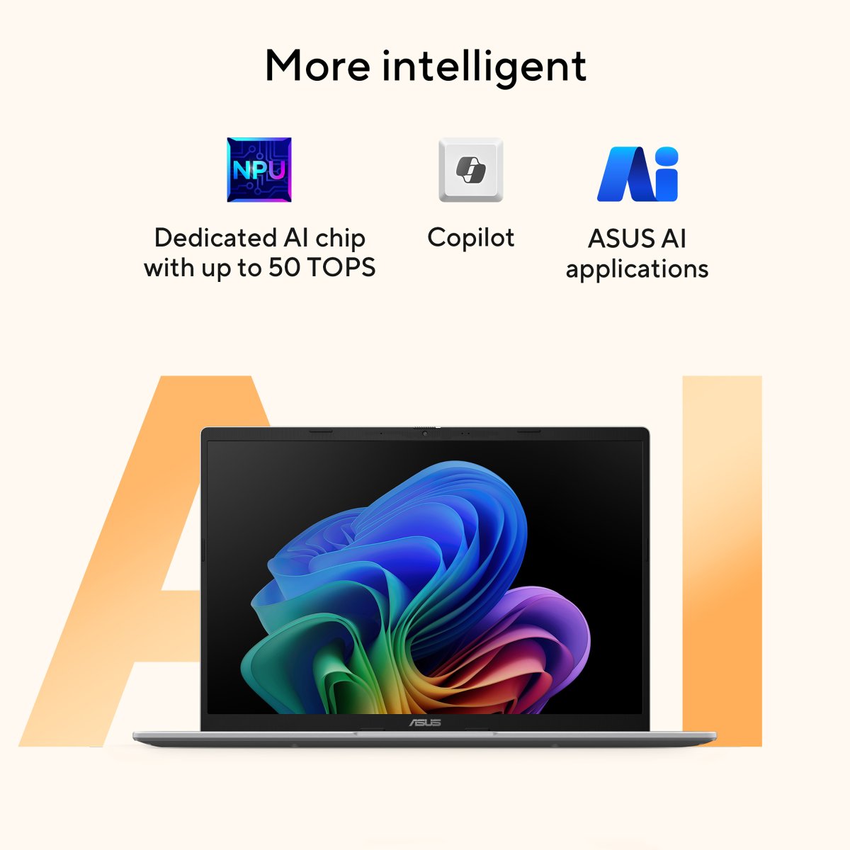 ASUS Vivobook 14 M1407KA-LY134W Copilot+ PC AMD Ryzen™ AI 5 330 Laptop 35.6 cm (14") WUXGA 16 GB DDR5-SDRAM 512 GB SSD Wi-Fi 6 (802.11ax) Windows 11 Home Blue - Image 16
