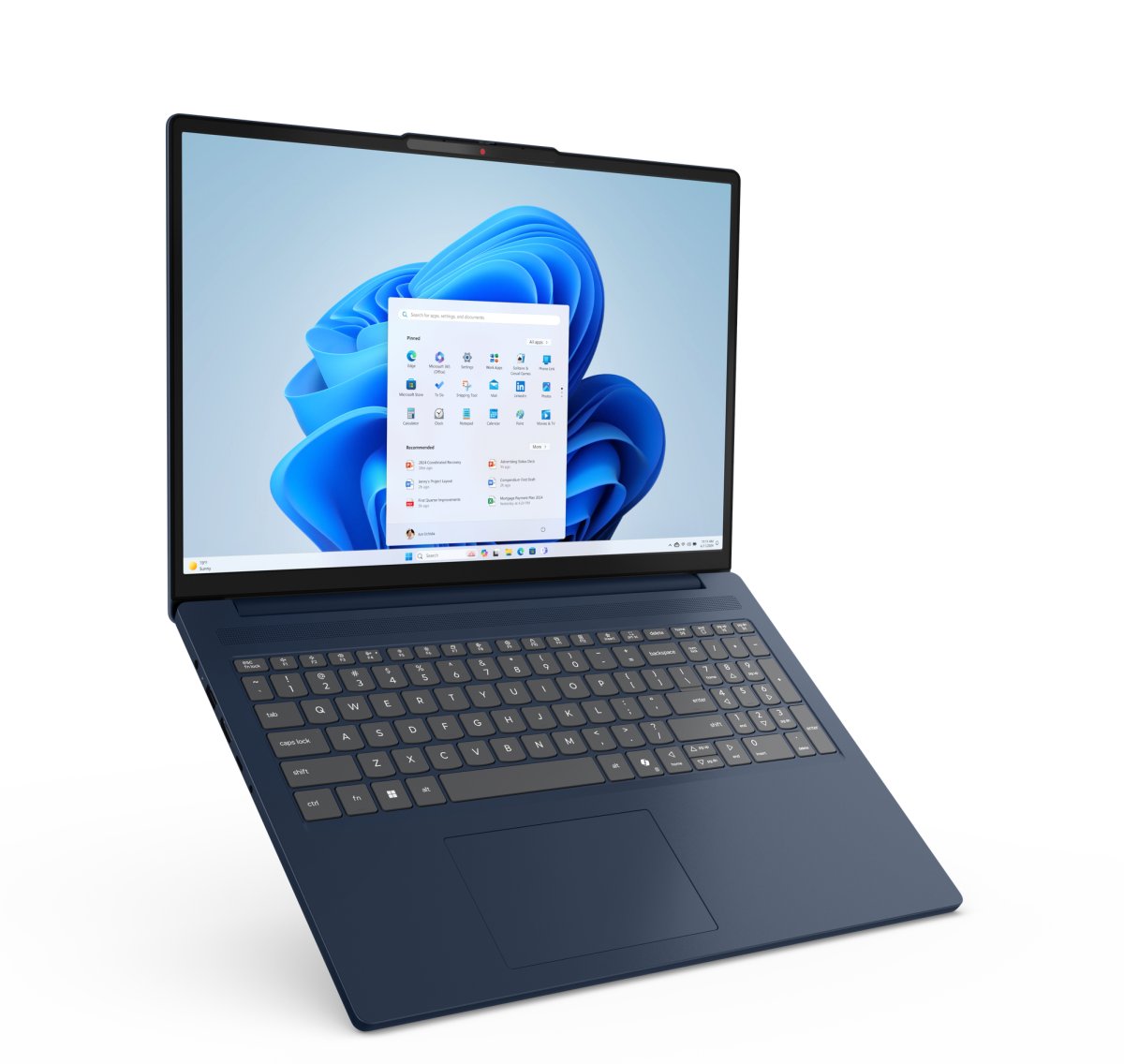 Lenovo IdeaPad Slim 3 16ARP10 AMD Ryzen™ 7 Laptop 40.6 cm (16") WUXGA 16 GB DDR5-SDRAM 1 TB SSD Wi-Fi 7 (802.11be) Windows 11 Home in S mode English Blue