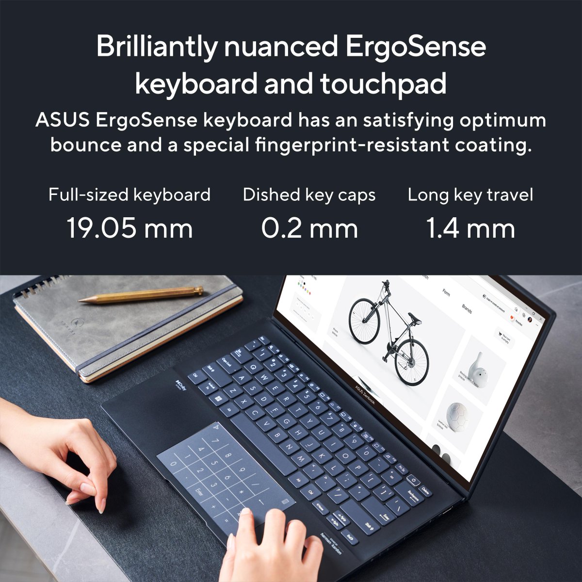 ASUS Zenbook 14 OLED UX3402VA-KN114W Intel® Core™ i5 i5-1340P Laptop 35.6 cm (14") Touchscreen 2.8K 16 GB LPDDR5-SDRAM 512 GB SSD Wi-Fi 6E (802.11ax) Windows 11 Home Blue - Image 12