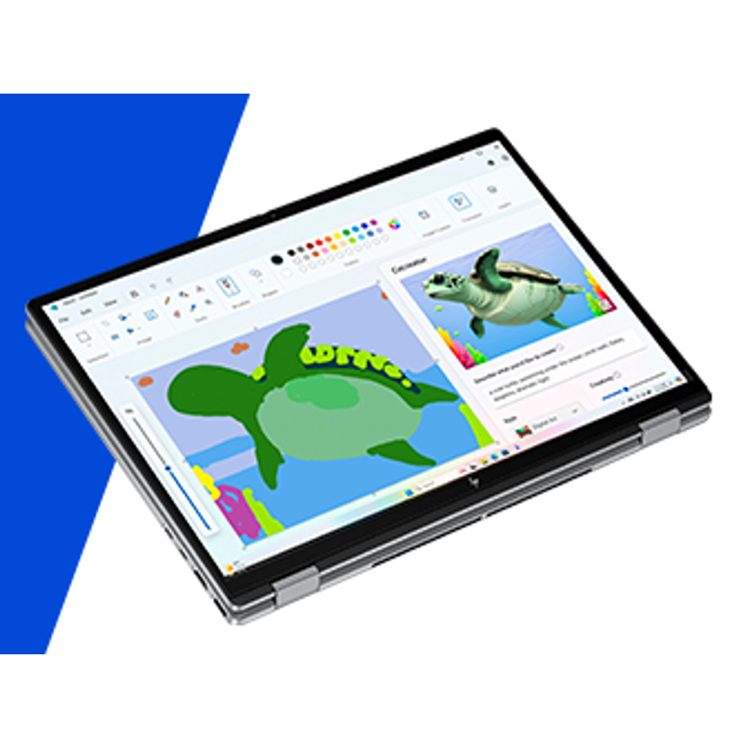 HP OmniBook X Flip 2-in-1 Laptop Next Gen AI 16-ar0000nax Copilot+ PC AMD Ryzen™ AI 5 340 40.6 cm (16") Touchscreen 2K 16 GB LPDDR5x-SDRAM 512 GB SSD Wi-Fi 6E (802.11ax) Windows 11 Home Silver - Image 13