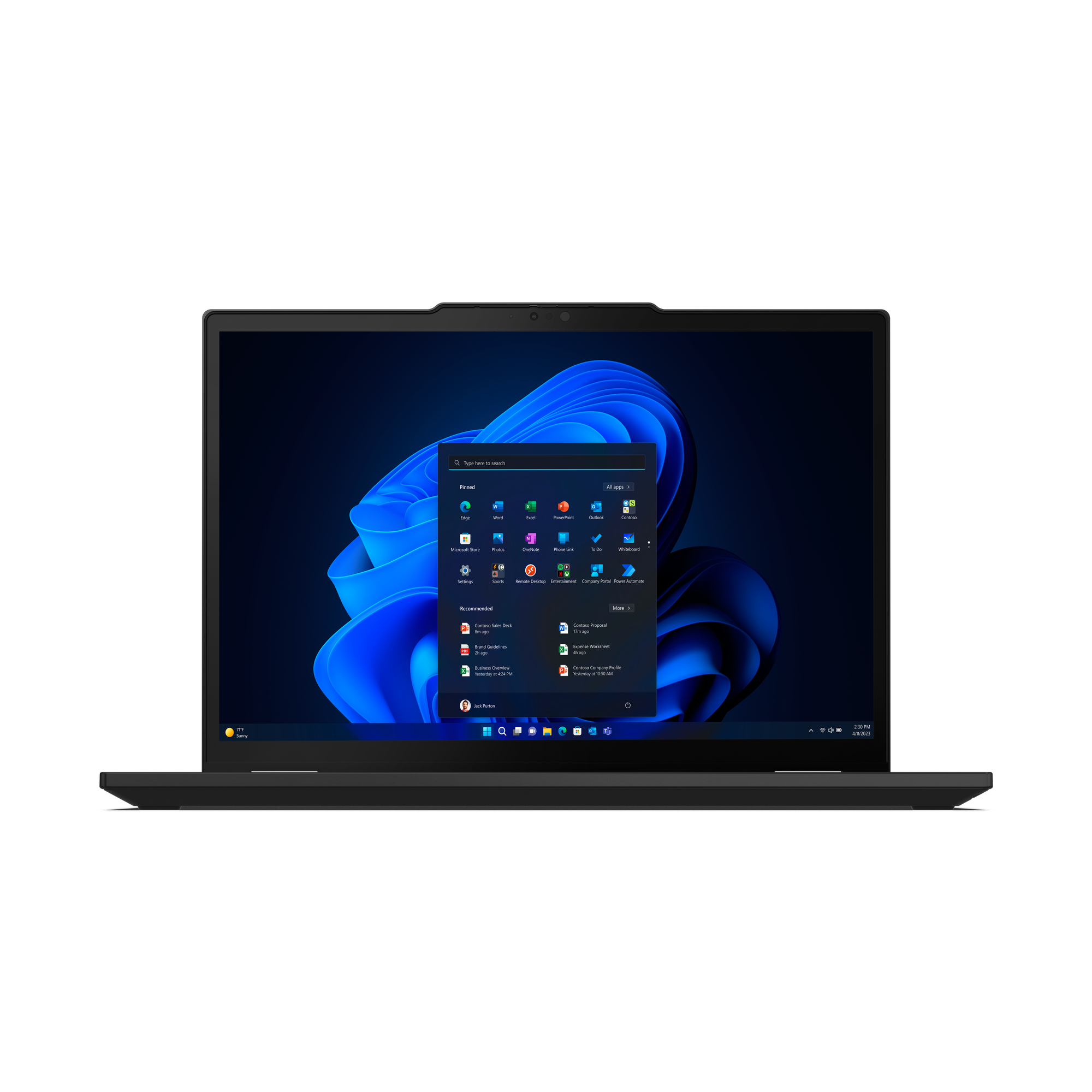 Lenovo ThinkPad X13 2-in-1 Gen 5 Intel Core Ultra 5 125U Hybrid (2-in-1) 13.3" Touchscreen WUXGA 16 GB LPDDR5x-SDRAM 256 GB SSD Wi-Fi 6E (802.11ax) Windows 11 Pro UK English Black - Image 3