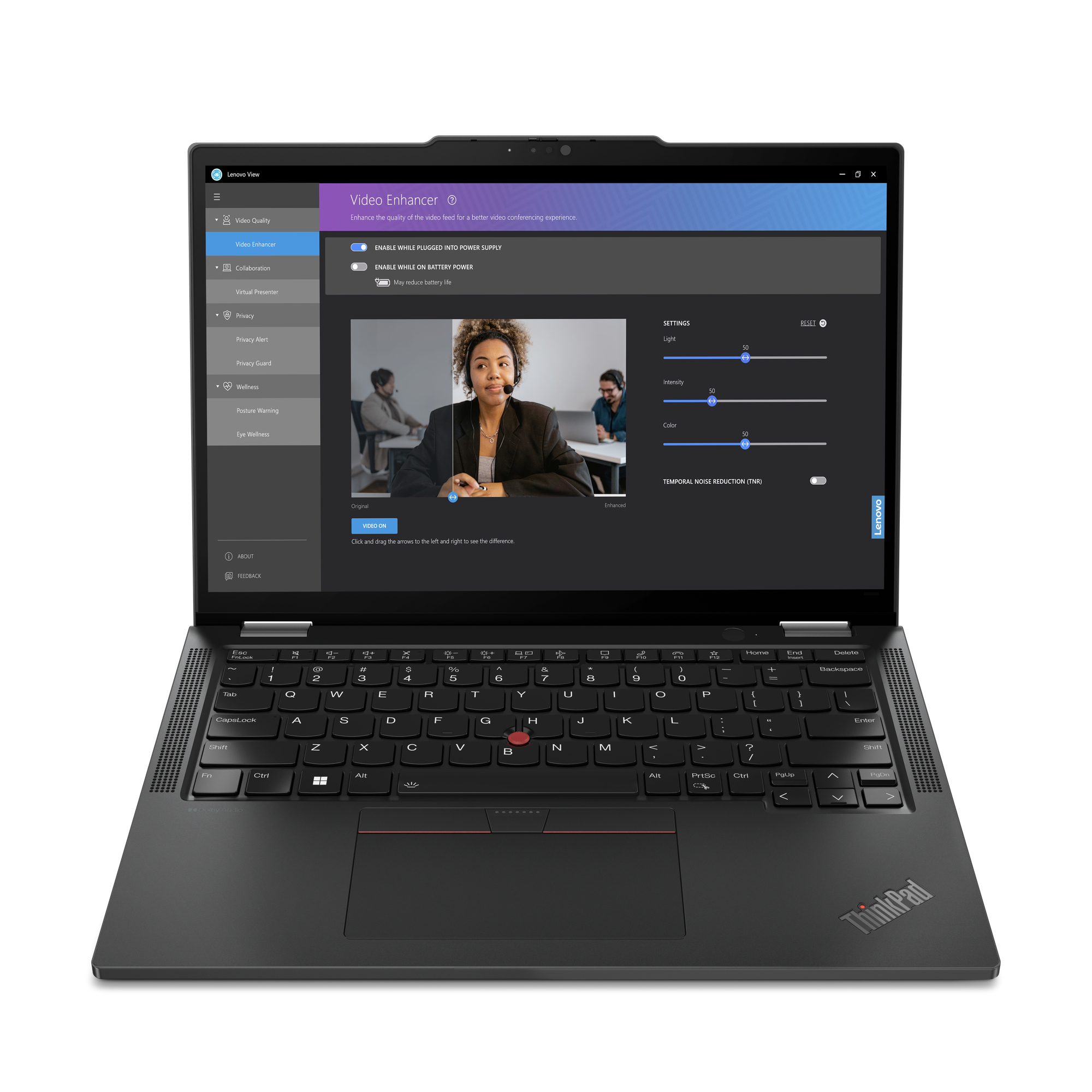 Lenovo ThinkPad X13 2-in-1 Gen 5 Intel Core Ultra 5 125U Hybrid (2-in-1) 13.3" Touchscreen WUXGA 16 GB LPDDR5x-SDRAM 256 GB SSD Wi-Fi 6E (802.11ax) Windows 11 Pro UK English Black - Image 4