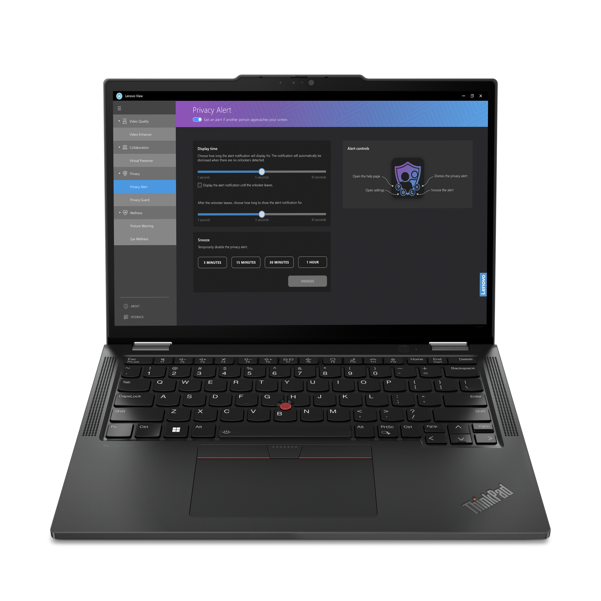 Lenovo ThinkPad X13 2-in-1 Gen 5 Intel Core Ultra 5 125U Hybrid (2-in-1) 13.3" Touchscreen WUXGA 16 GB LPDDR5x-SDRAM 256 GB SSD Wi-Fi 6E (802.11ax) Windows 11 Pro UK English Black - Image 5