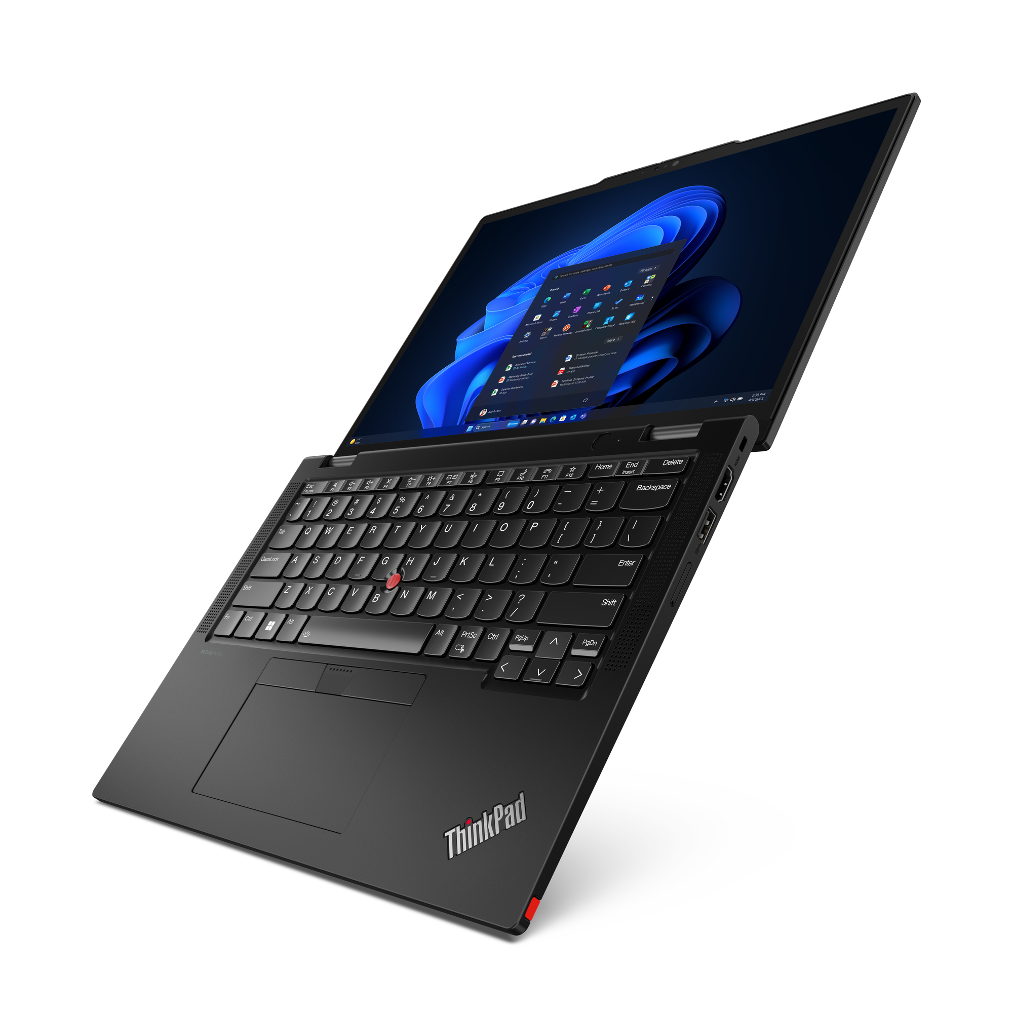 Lenovo ThinkPad X13 2-in-1 Gen 5 Intel Core Ultra 5 125U Hybrid (2-in-1) 13.3" Touchscreen WUXGA 16 GB LPDDR5x-SDRAM 256 GB SSD Wi-Fi 6E (802.11ax) Windows 11 Pro UK English Black - Image 6