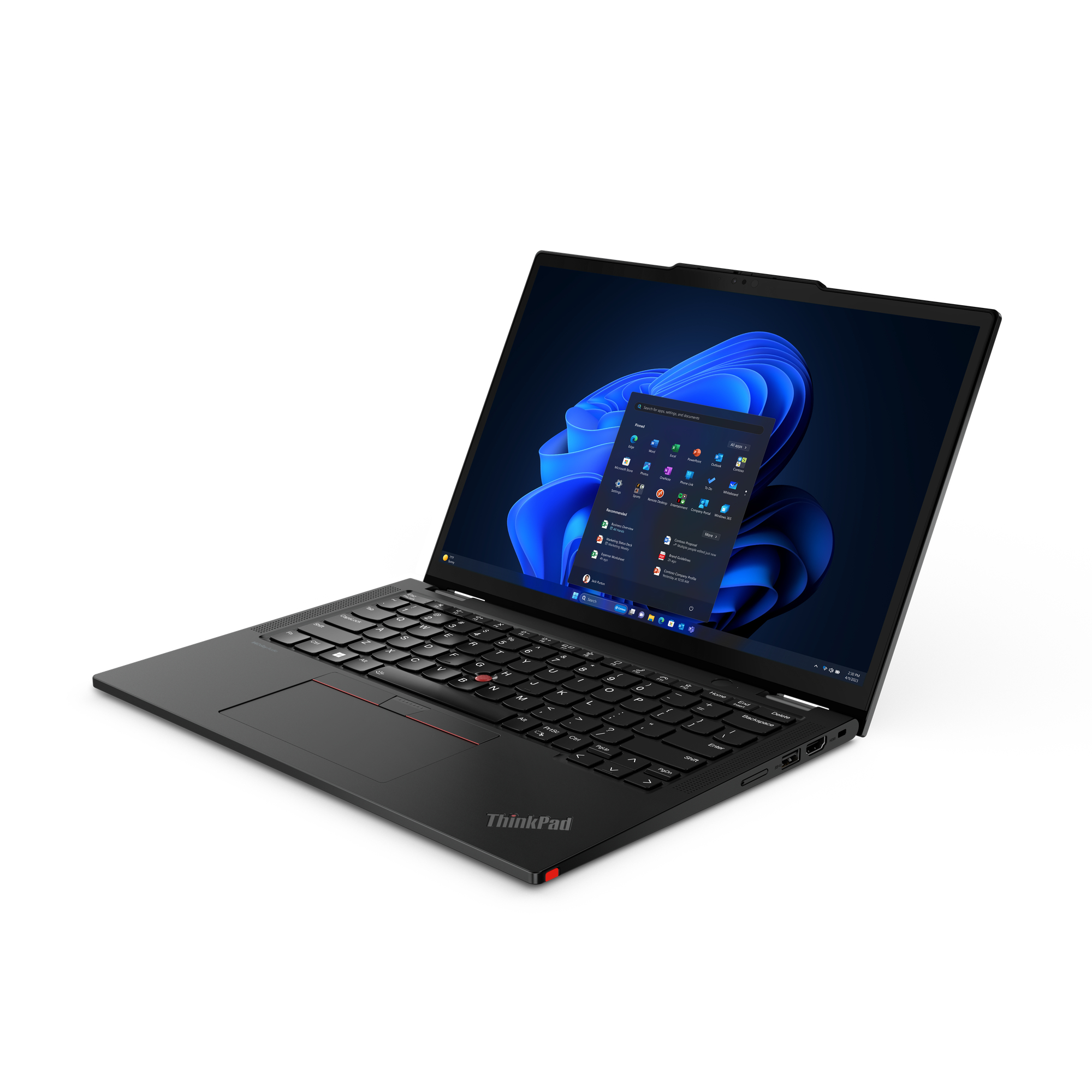 Lenovo ThinkPad X13 2-in-1 Gen 5 Intel Core Ultra 5 125U Hybrid (2-in-1) 13.3" Touchscreen WUXGA 16 GB LPDDR5x-SDRAM 256 GB SSD Wi-Fi 6E (802.11ax) Windows 11 Pro UK English Black - Image 7