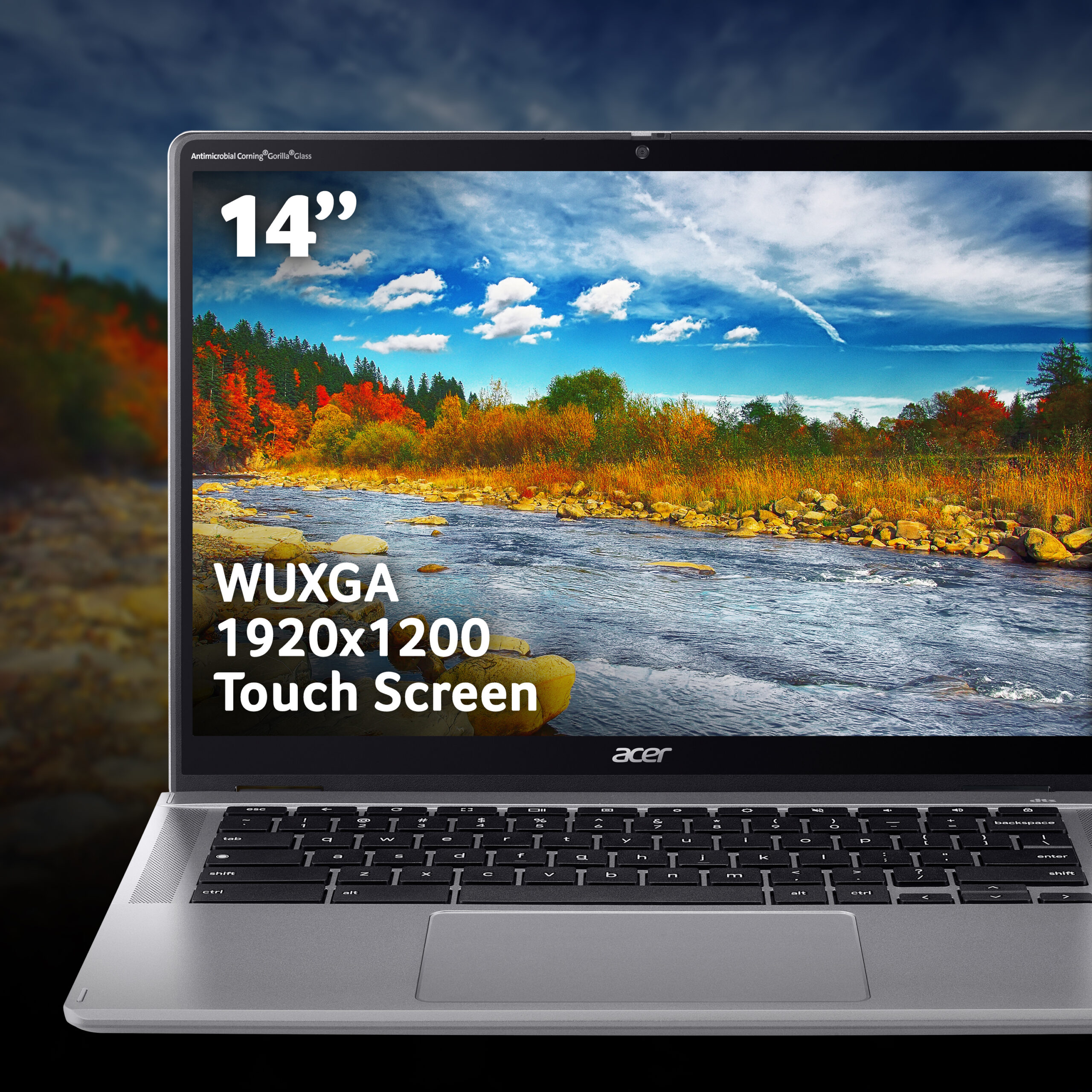 Acer Chromebook Spin 314 NX.KYHEK.001 laptop Intel® N N100 14" Touchscreen WUXGA 4 GB LPDDR5-SDRAM 128 GB eMMC Wi-Fi 6E (802.11ax) ChromeOS Silver - Image 2