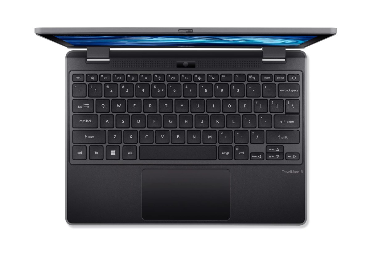 Acer TravelMate B3 Spin 11 TMB311RN-33-TCO - Flip design - Intel N-series - N100 / up to 3.4 GHz - Win 11 Pro Education - UHD Graphics - 8 GB RAM - 128 GB SSD NVMe - 11.6" IPS touchscreen 1920 x 1080 (Full HD) - Wi-Fi 6E, Bluetooth - shale black - kbd: UK - Image 4